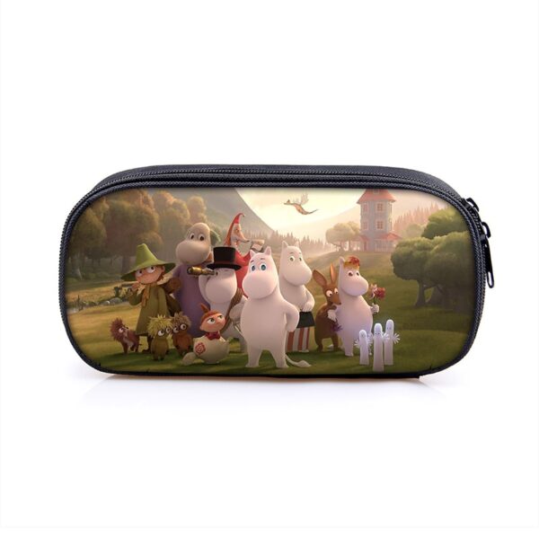 Moomin Large Pencil Case Purse Storage Bags Multifunction Cosmetic Bag - Image 4