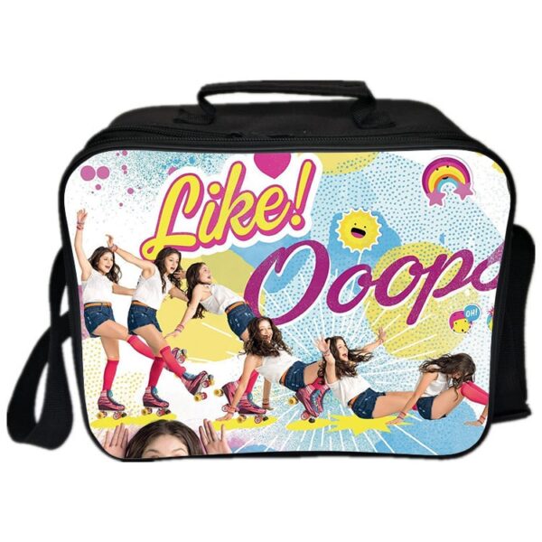 Soy Luna Cooler Bag Insulation Bag Students School Food Storage Box