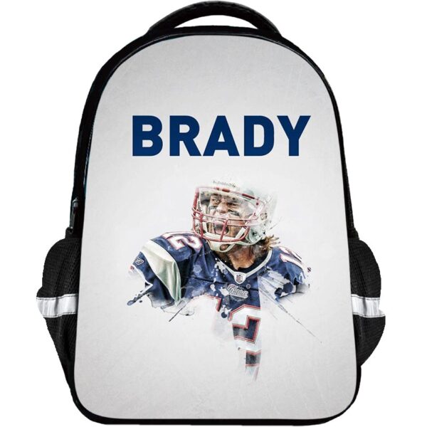 Tom Brady Backpack Kids Youth Student High Capacity Waterproof School Bag Birthday Gifts - Image 16