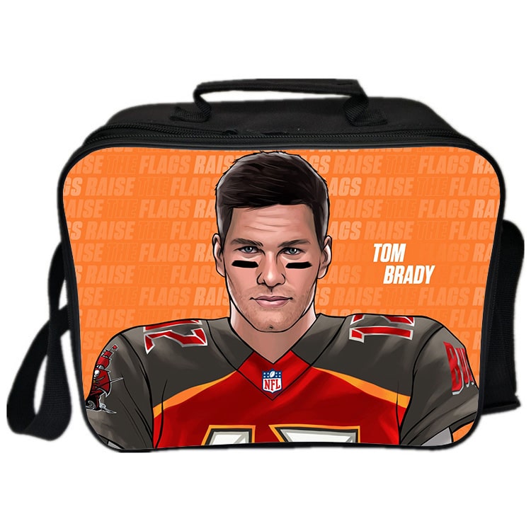 Tom Brady Lunch Bag Picnic Box Portable - giftcartoon