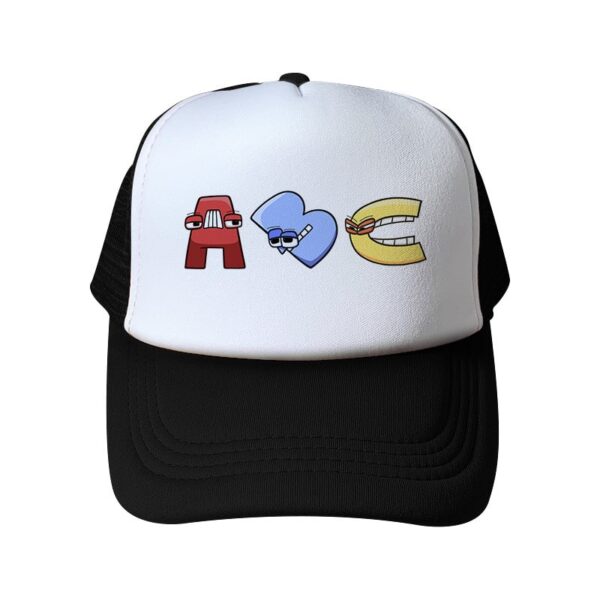 Alphabet Lore Baseball Cap Mesh Back Snapback Trucker Hat - Image 27