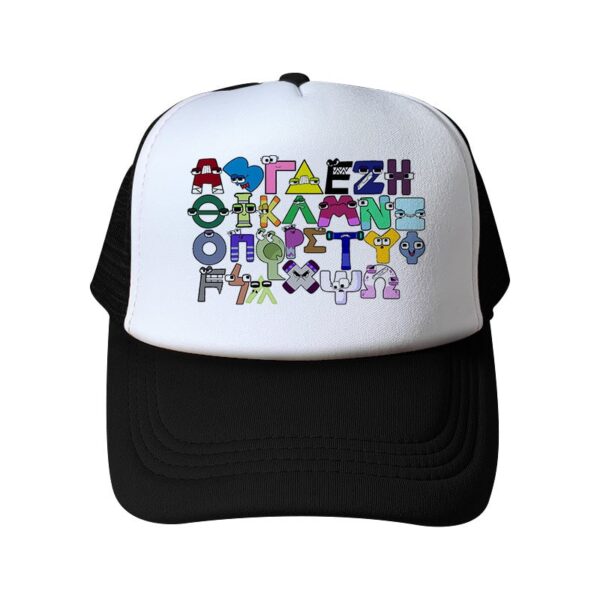 Alphabet Lore Baseball Cap Mesh Back Snapback Trucker Hat - Image 15