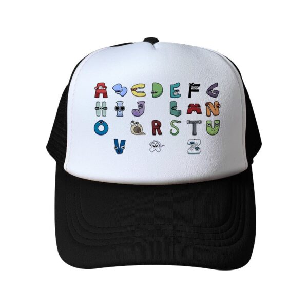 Alphabet Lore Baseball Cap Mesh Back Snapback Trucker Hat - Image 16