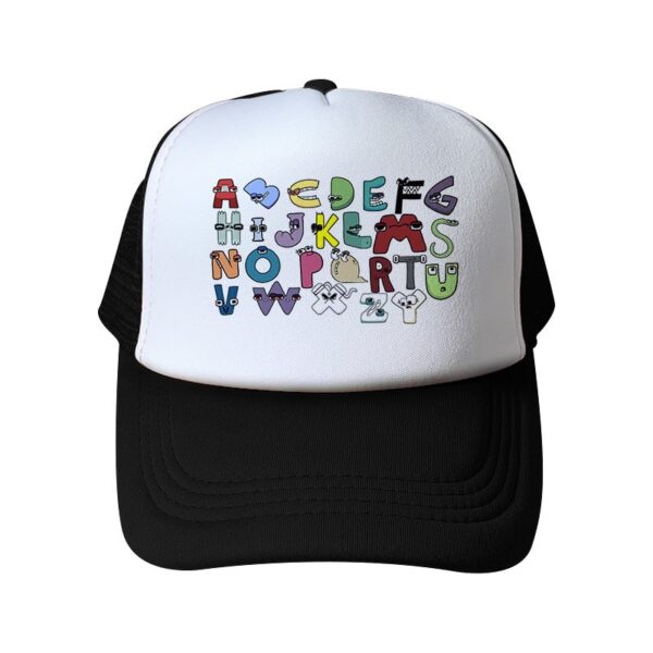 Alphabet Lore Baseball Cap Mesh Back Snapback Trucker Hat - Image 19