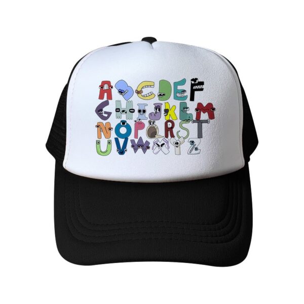 Alphabet Lore Baseball Cap Mesh Back Snapback Trucker Hat - Image 20