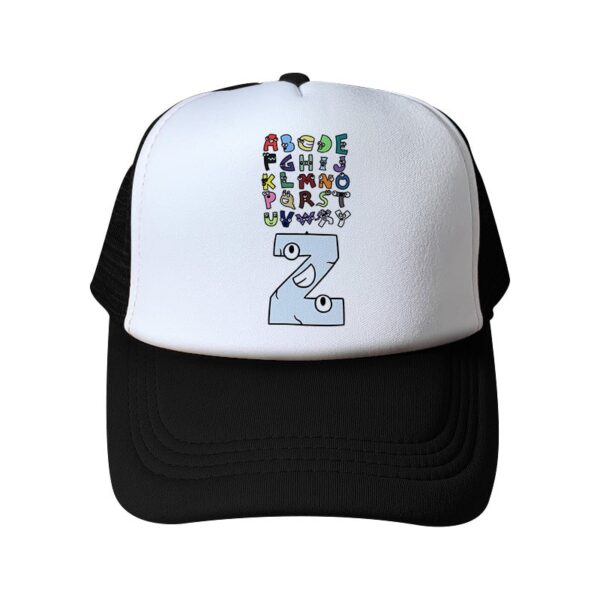 Alphabet Lore Baseball Cap Mesh Back Snapback Trucker Hat - Image 22