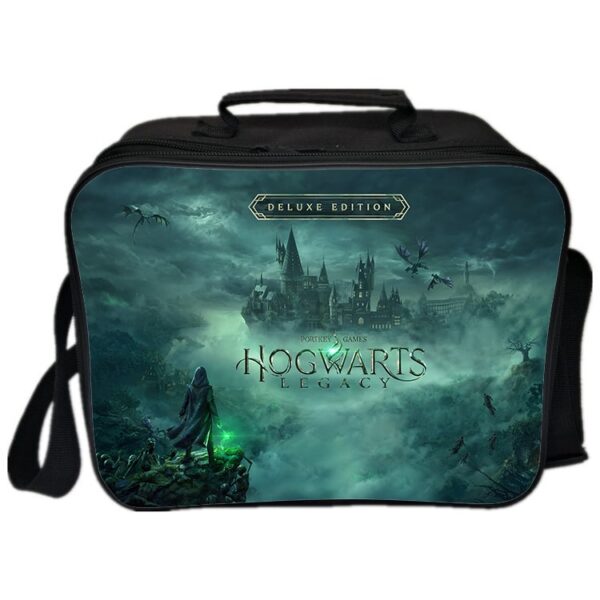 Hogwarts Legacy Cooler Bag Insulation Bag Students School Food Storage Box