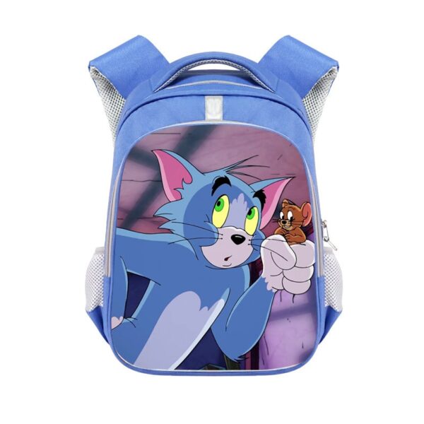 Tom and Jerry Backpack School Bag Blue Gift - Image 10