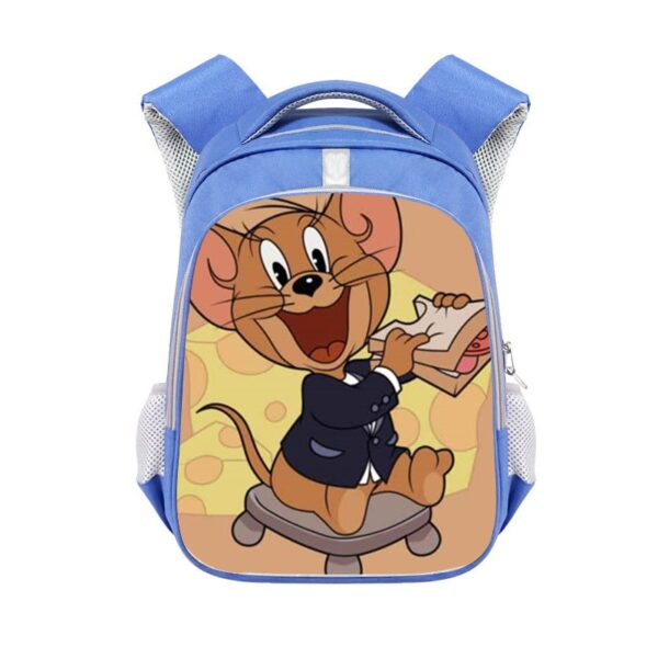 Tom and Jerry Backpack School Bag Blue Gift - Image 12