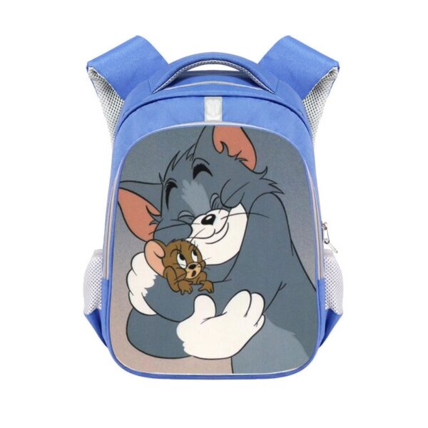 Tom and Jerry Backpack School Bag Blue Gift - Image 15