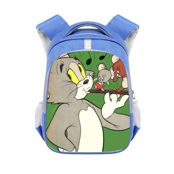 Tom and Jerry Backpack School Bag Blue Gift - Image 19