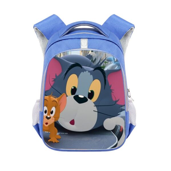 Tom and Jerry Backpack School Bag Blue Gift - Image 20