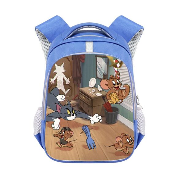 Tom and Jerry Backpack School Bag Blue Gift - Image 22