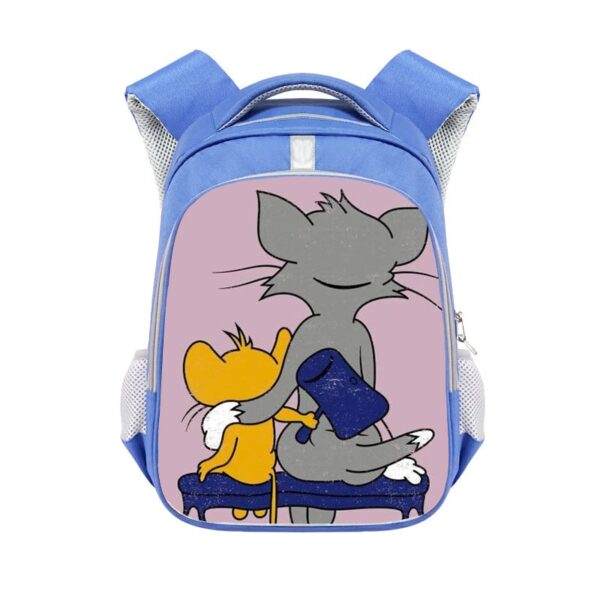 Tom and Jerry Backpack School Bag Blue Gift - Image 23