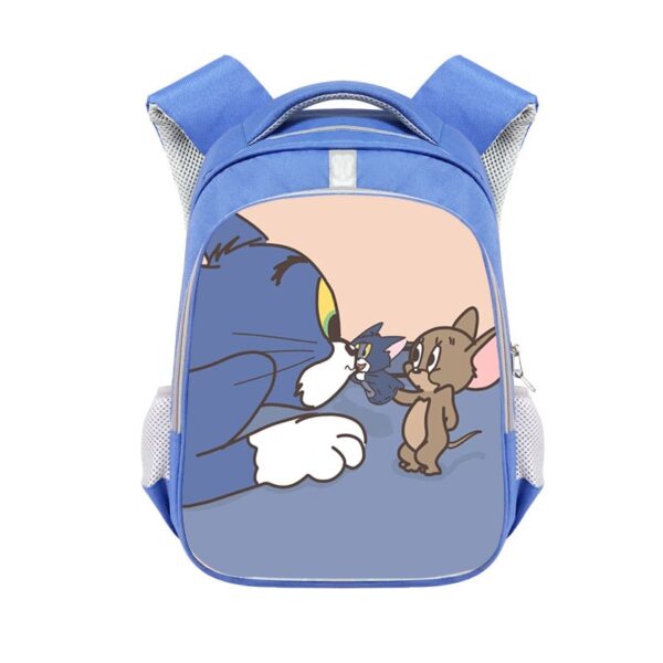 Tom and Jerry Backpack School Bag Blue Gift - Image 24