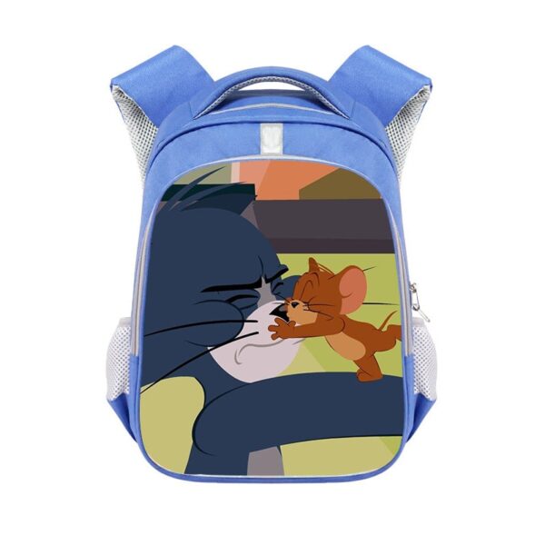 Tom and Jerry Backpack School Bag Blue Gift - Image 28