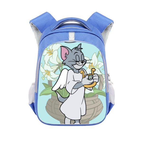 Tom and Jerry Backpack School Bag Blue Gift - Image 30