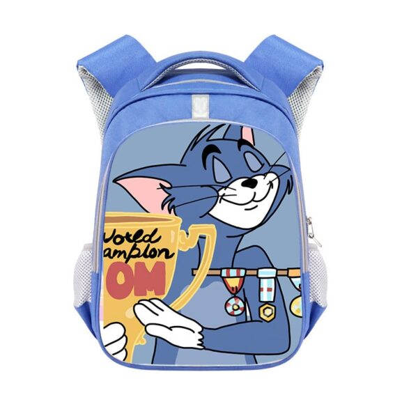 Tom and Jerry Backpack School Bag Blue Gift - Image 31