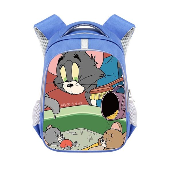 Tom and Jerry Backpack School Bag Blue Gift - Image 32