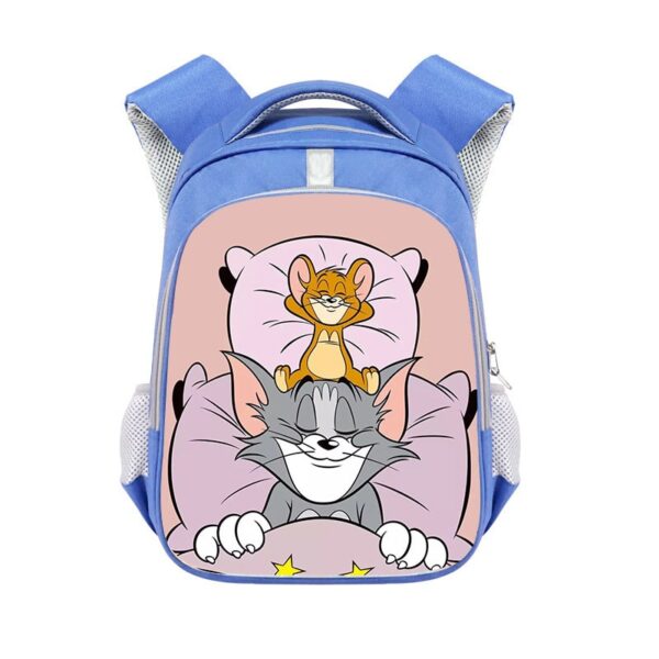 Tom and Jerry Backpack School Bag Blue Gift - Image 33