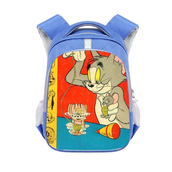 Tom and Jerry Backpack School Bag Blue Gift - Image 34