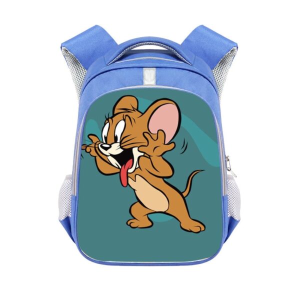 Tom and Jerry Backpack School Bag Blue Gift - Image 36