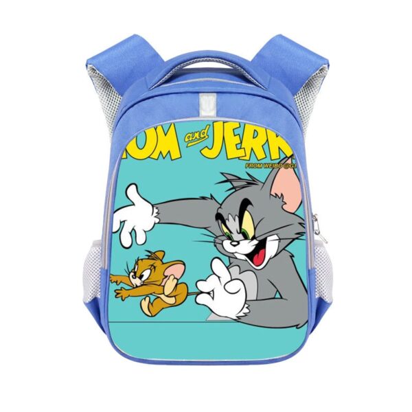 Tom and Jerry Backpack School Bag Blue Gift - Image 4