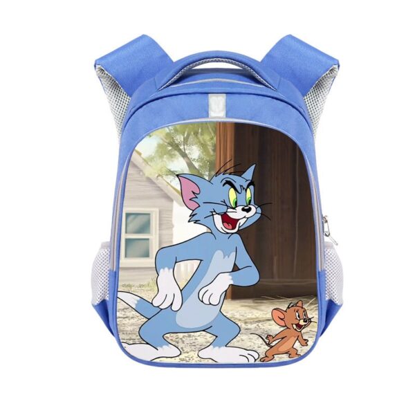 Tom and Jerry Backpack School Bag Blue Gift - Image 7