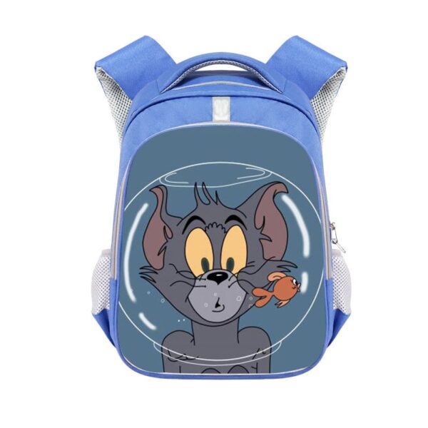 Tom and Jerry Backpack School Bag Blue Gift - Image 8