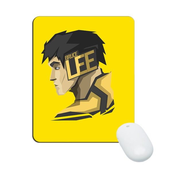 Bruce Lee Mouse Pad Natural Rubber Washable